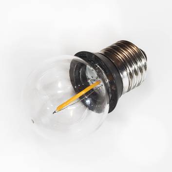 E27 0.9 W golf ball COB LED bulb with sealing ring