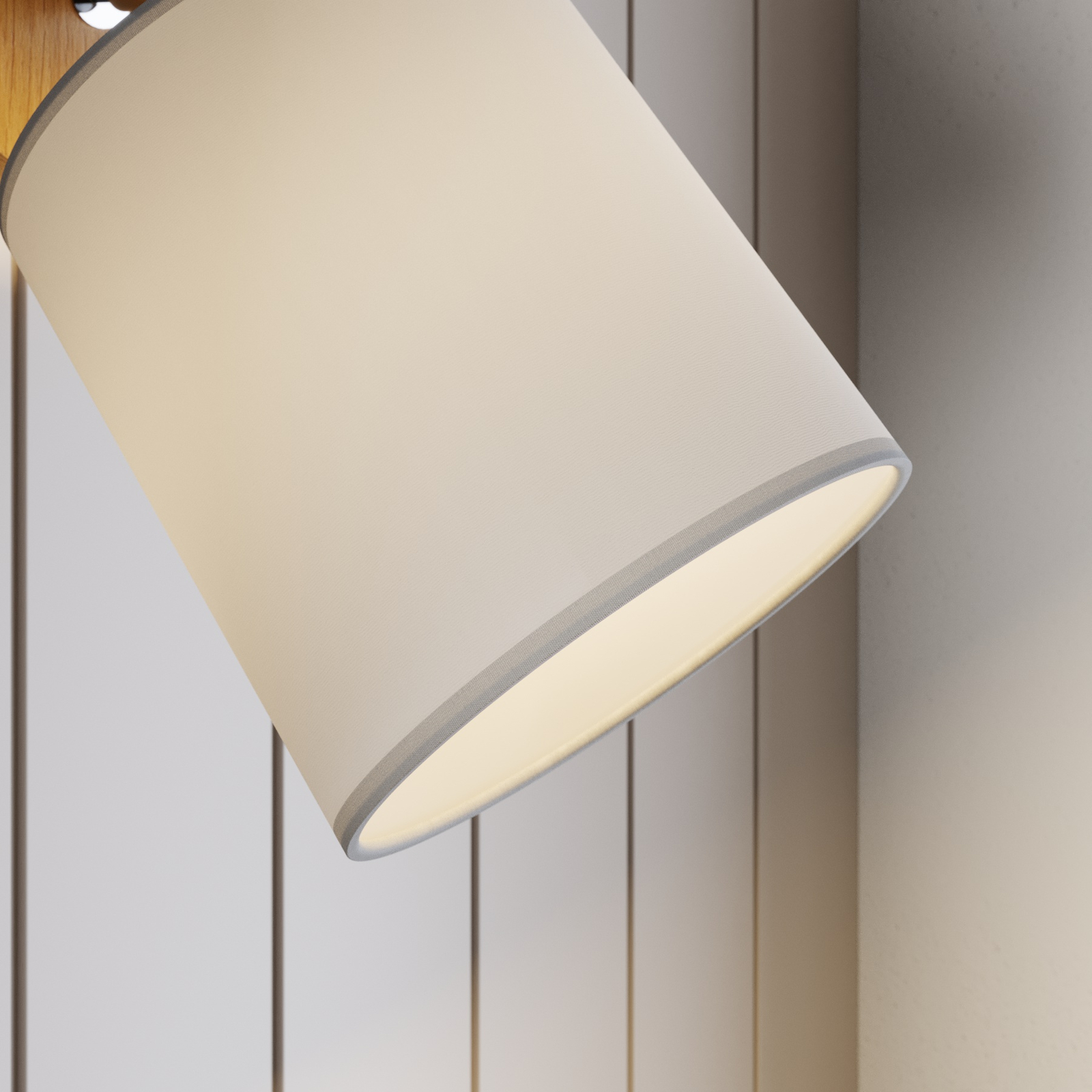 Spot mural Corralee blanc à 1 lampe