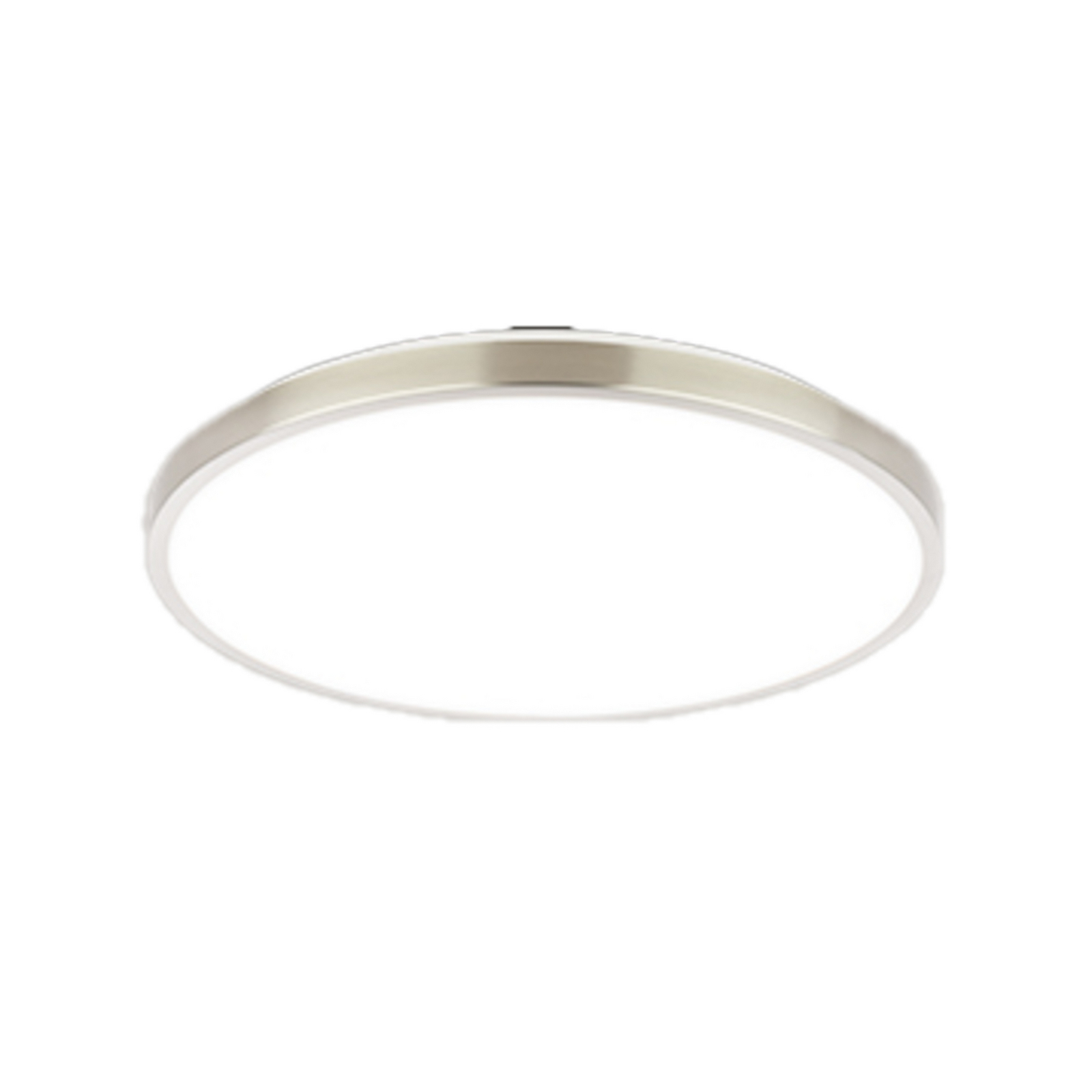 LED lubų šviestuvas „Kaida“ matinis nikelis, Ø 30 cm, EEK A, 4000 K