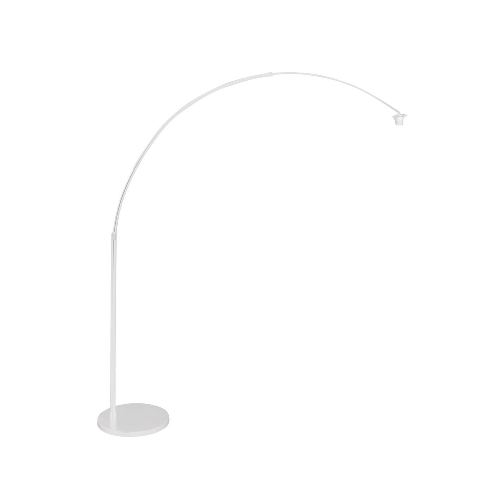 Boogstaande vloerlamp Sparkled Light, wit/bruin Hoogte 240 cm Kurk