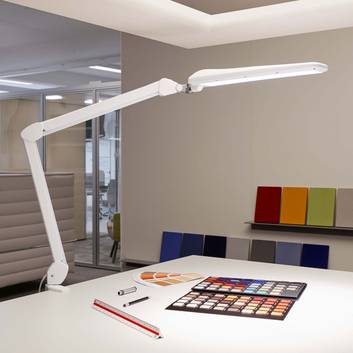 LED stolní lampa MAULcraft se svorkou, stmívatelná