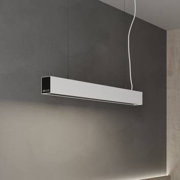 Arcchio Thores LED-pendellampe kontor, 85 cm hvit
