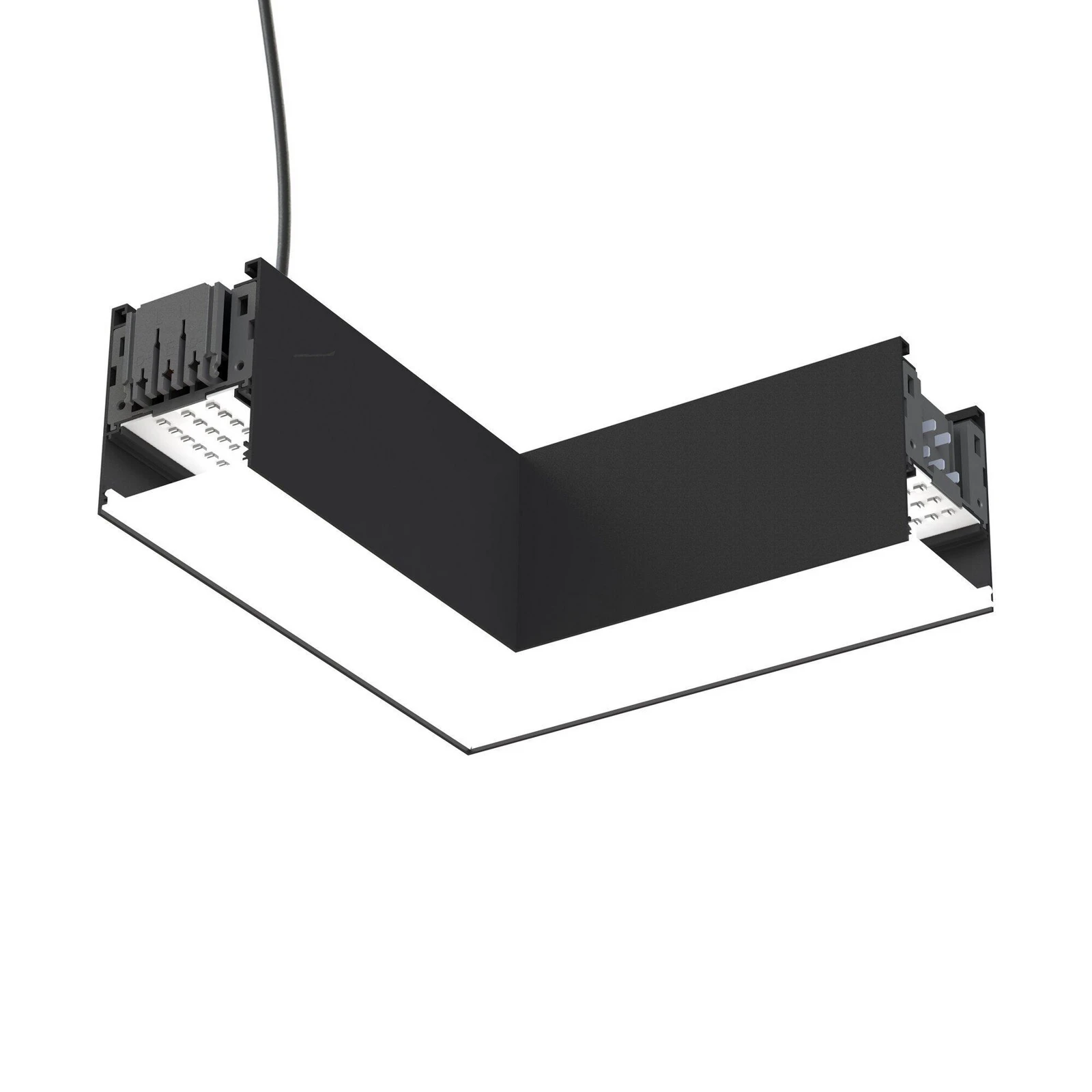 SLC LED-Eckverbindung Click rechts, AC, schwarz