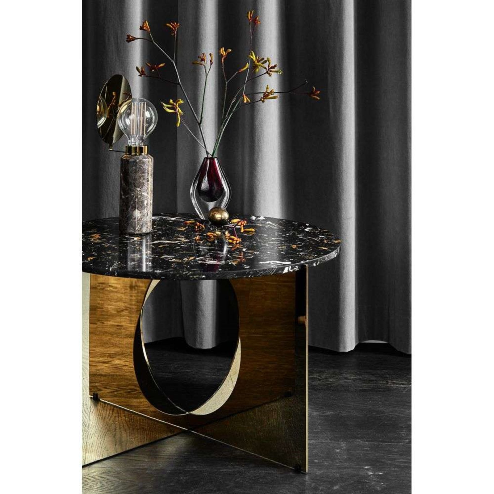 Blindspot Lampe de Table Brown Marble - Design By Us