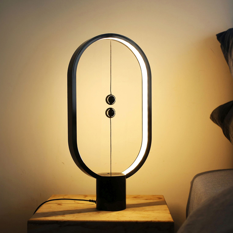 SEGULA Heng Balance LED-Tischleuchte, schwarz