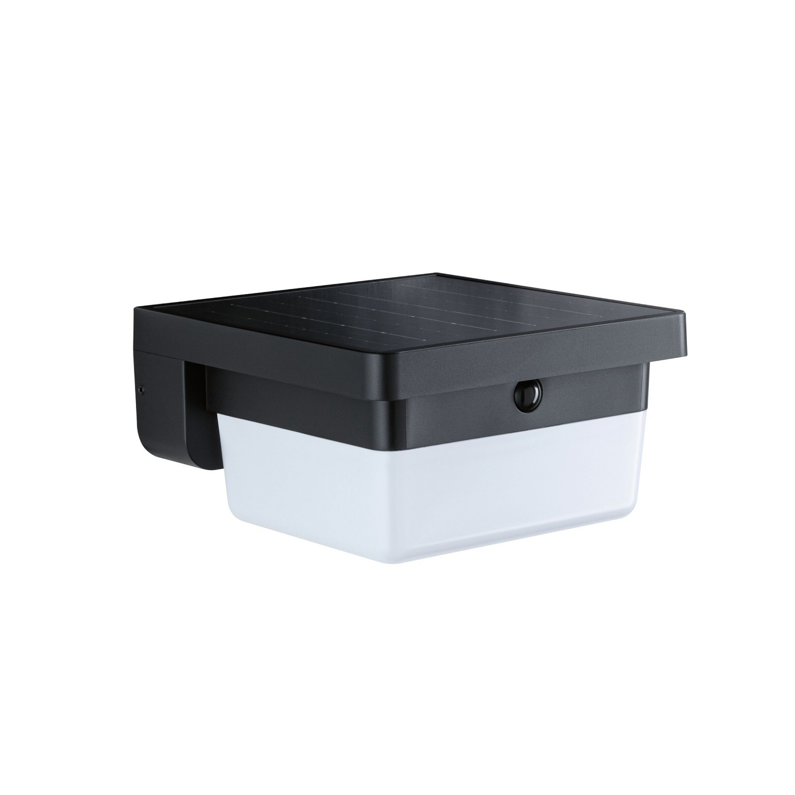 Paulmann LED wandlamp Isleen, 230 V + Solar, zwart, 16 cm
