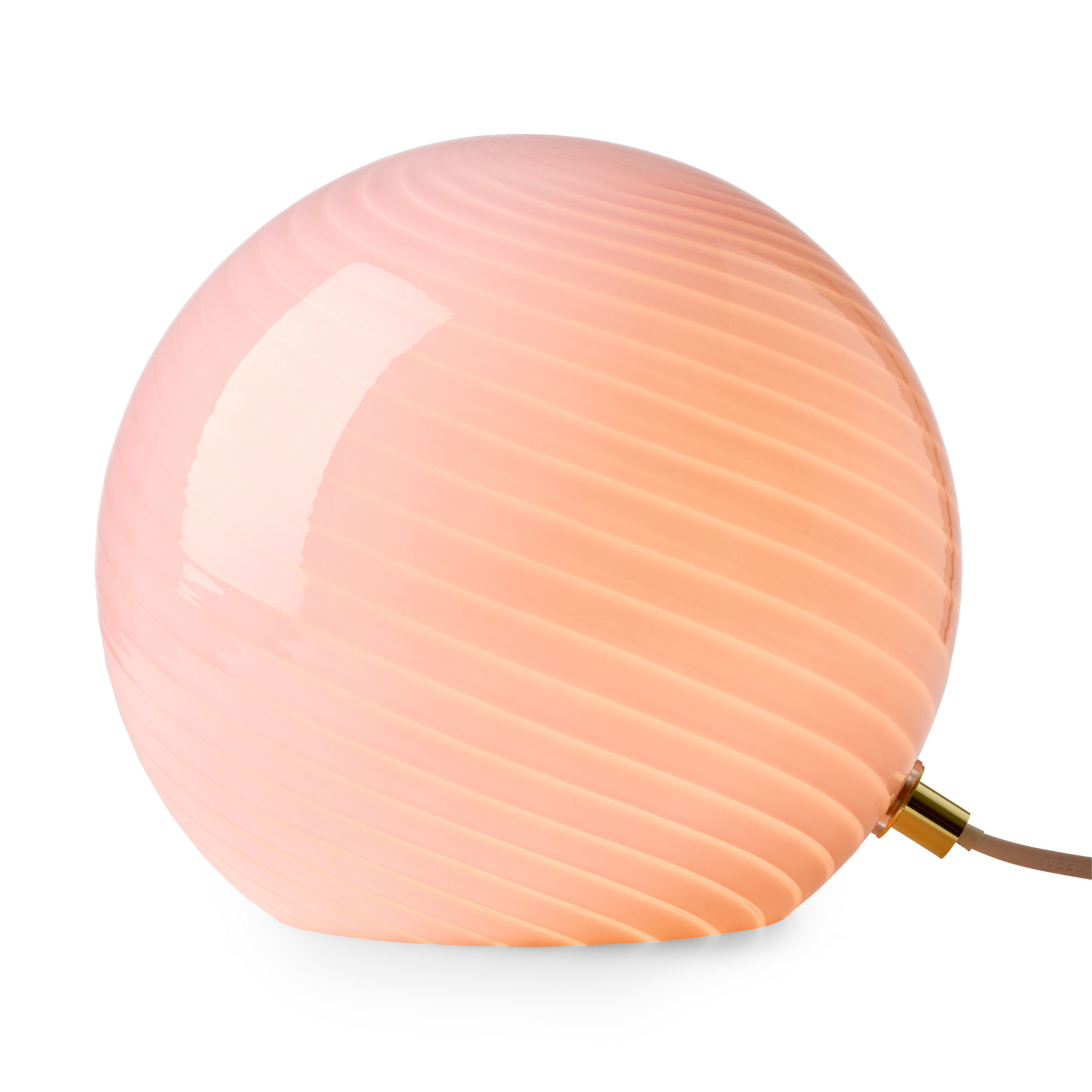 CANDY tafellamp, roze, Ø 20 cm, glas, E14 - Halo Design