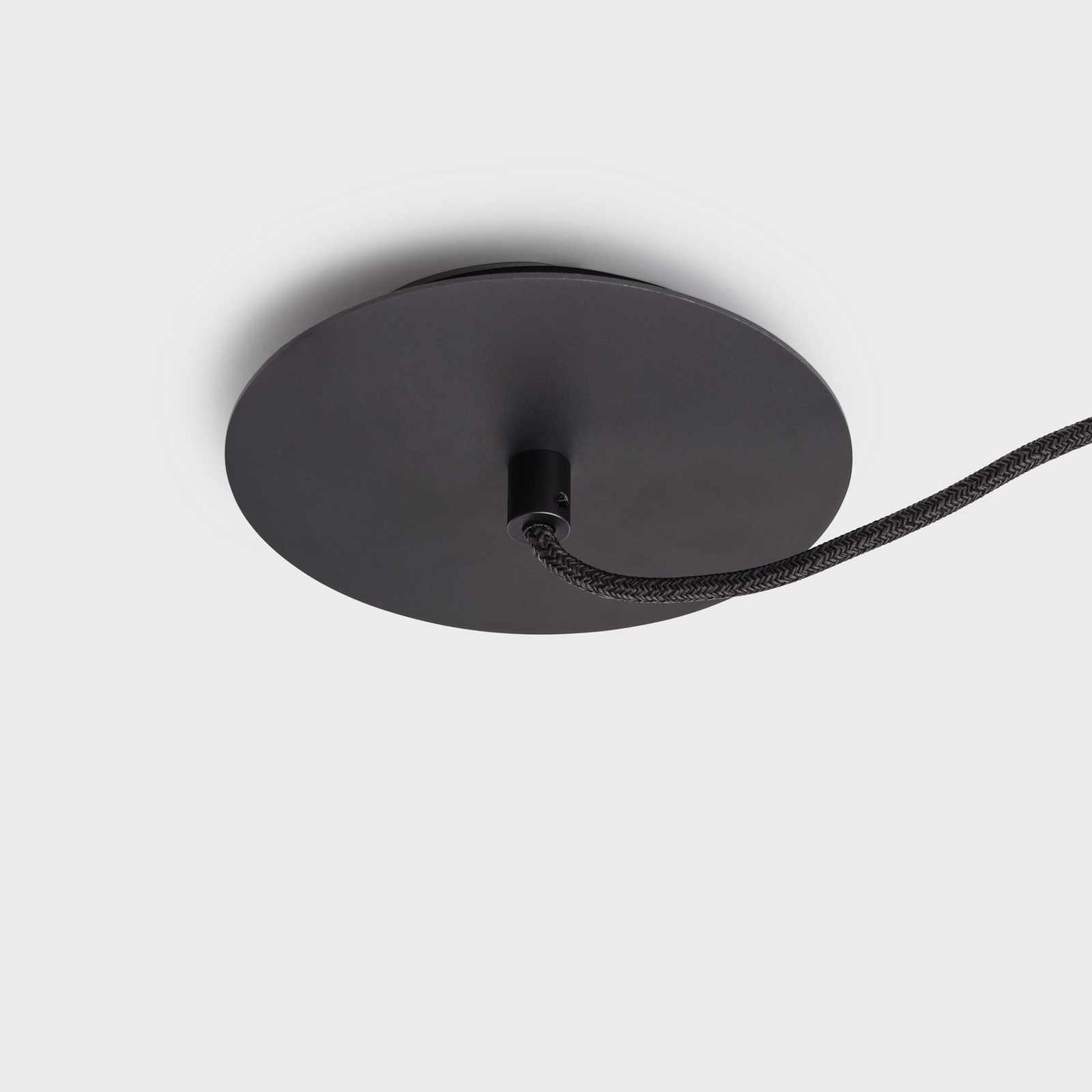 Tala-pendel Loop small, aluminium, LED-globus IV, mørkegrå