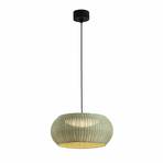 Suspension d'extérieur LED Perris de Bover, marron/beige, Ø 47 cm