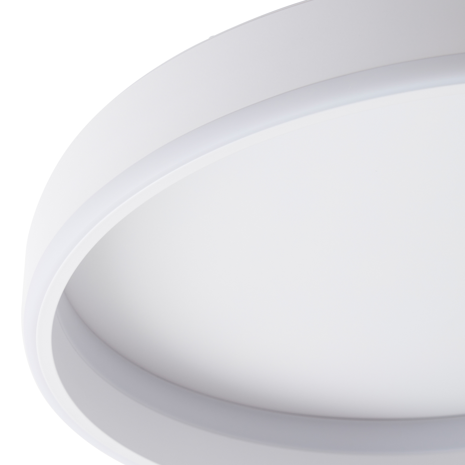 Lindby LED-Deckenleuchte Yasmen, weiß, Metall, 3-step-dim