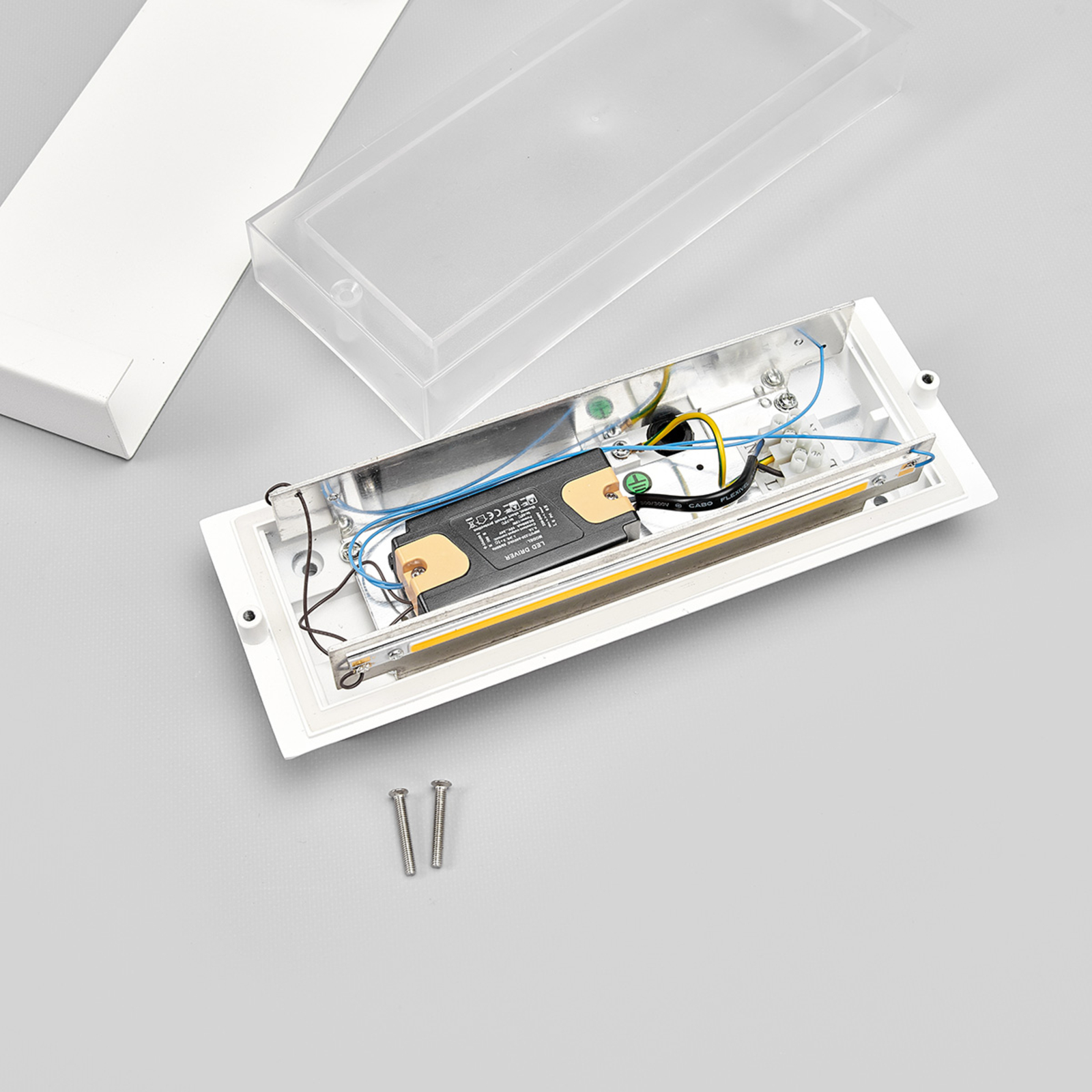 Safira LED Kültéri Fali Lámpa White - Lindby