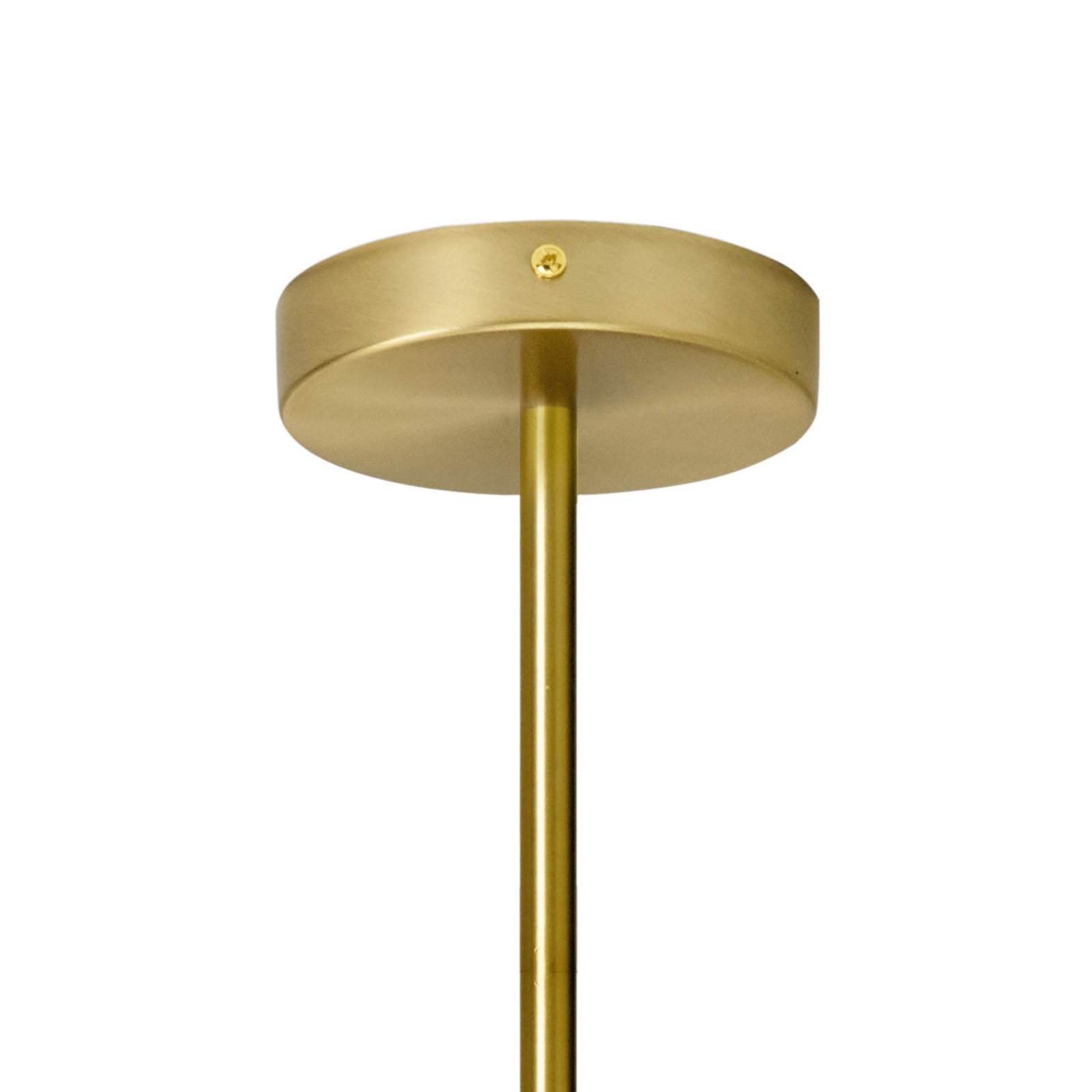 Jugen pendant light, gold, 2-bulb
