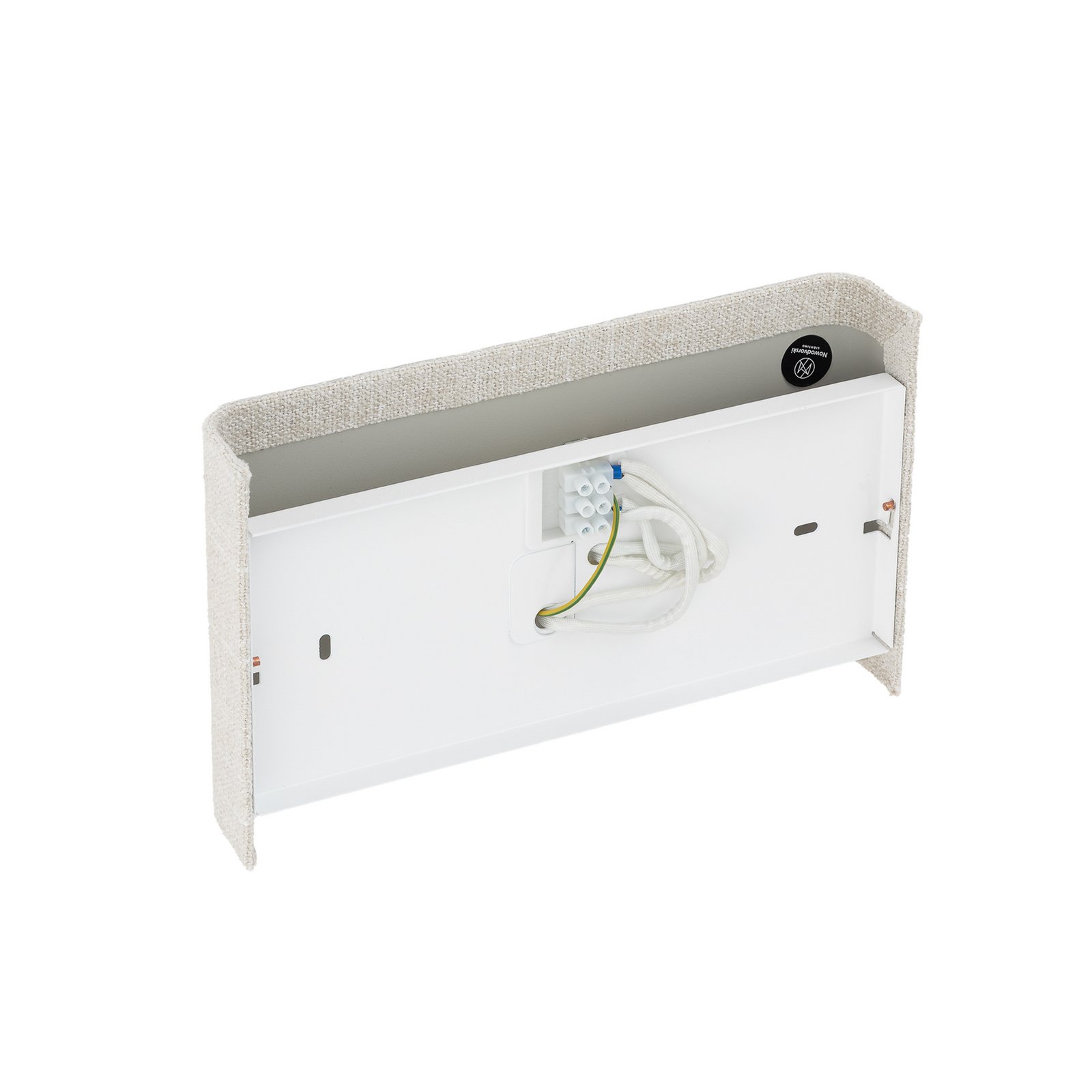 Aplică Santana B, crem, textilă, lățime 25 cm, G9 Aplică Santana B, crem, textilă, lățime 25 cm, G9