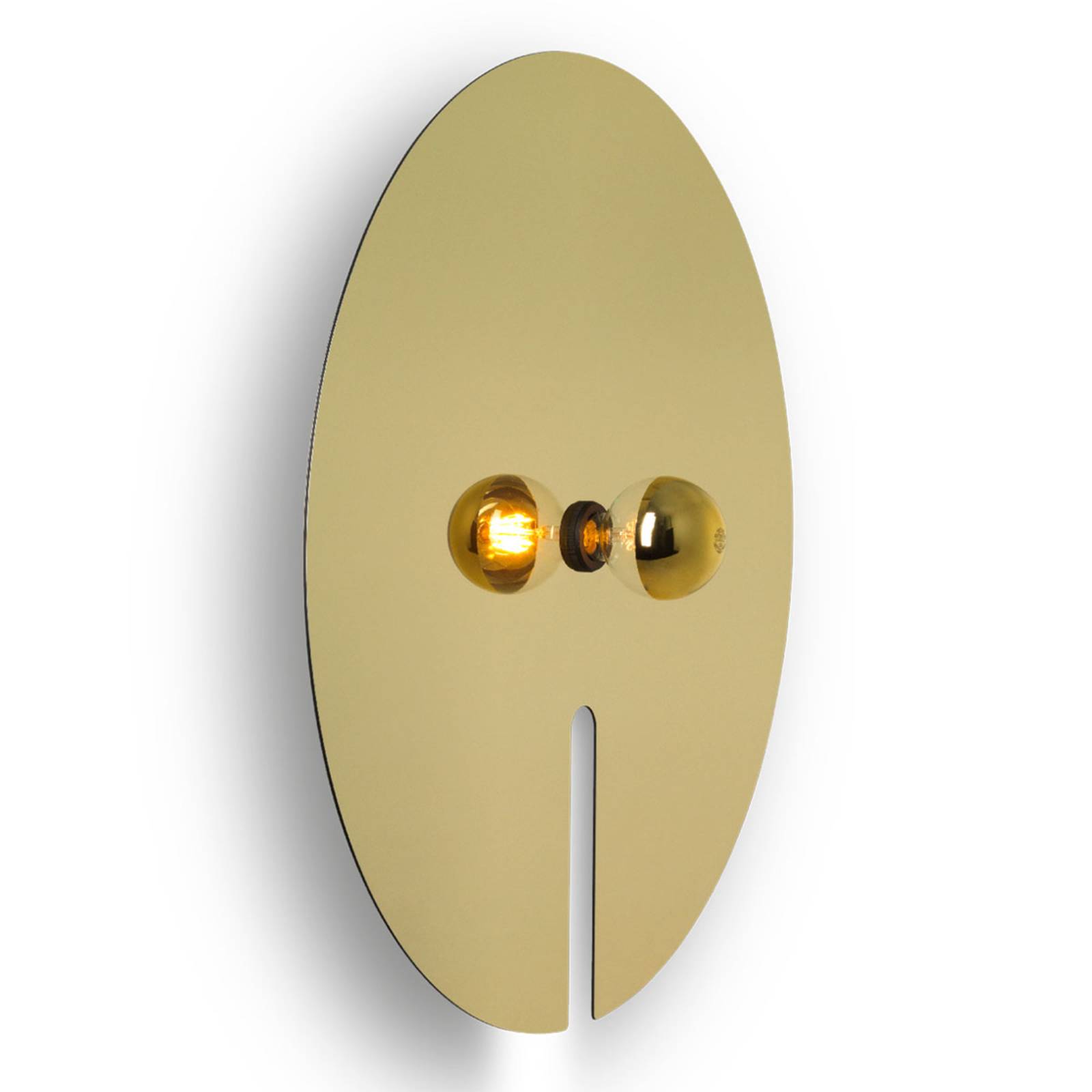 WEVER & DUCRÉ Mirro 3.0 væglampe 75 cm sort-guld