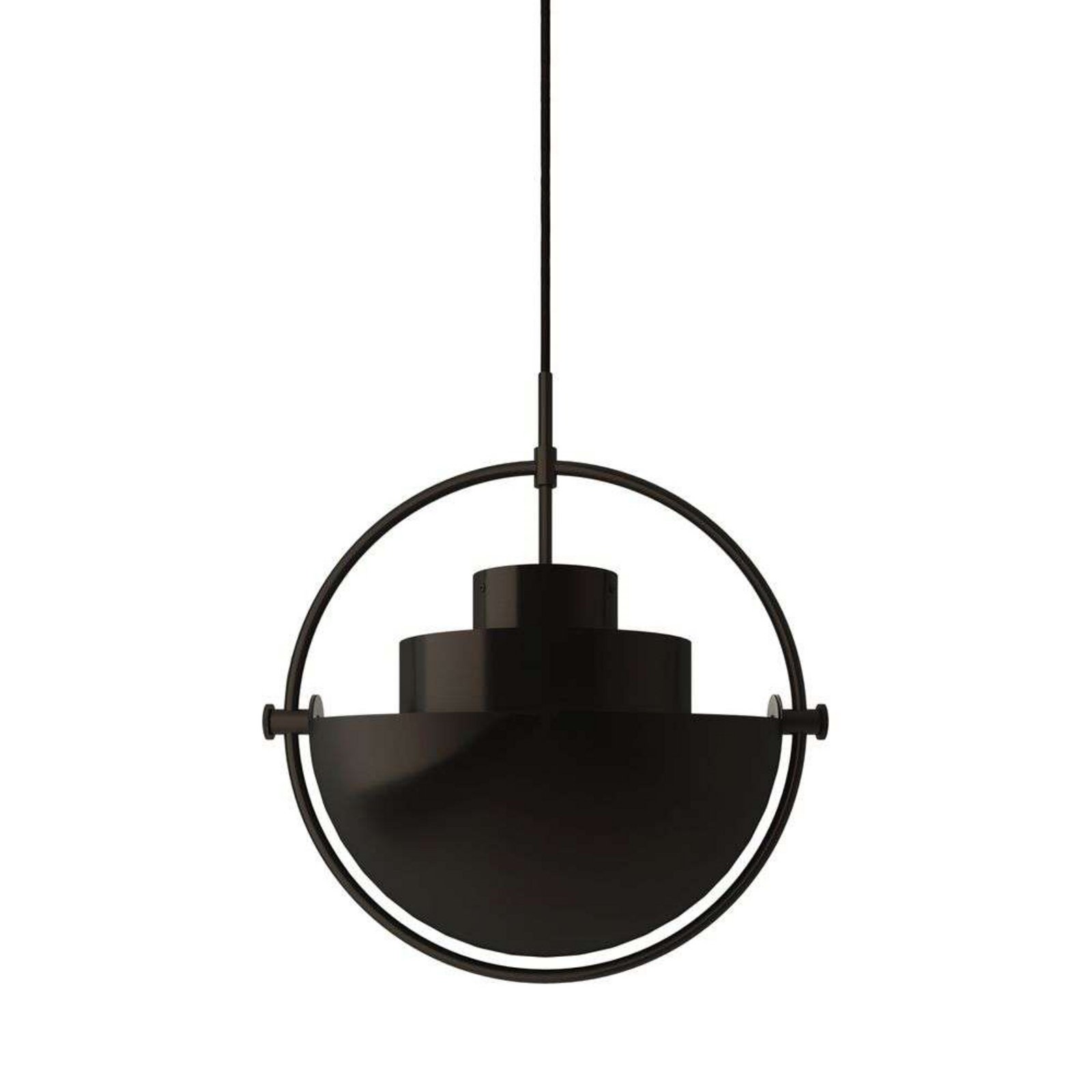 Multi-Lite Taklampa Black Brass - GUBI