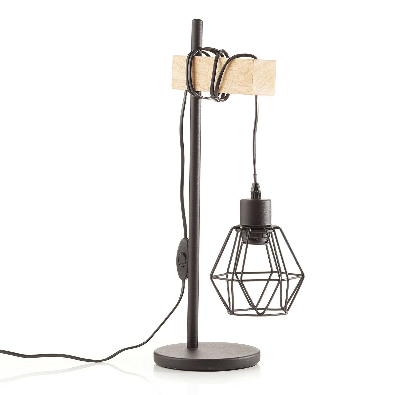 Townshend 5 table lamp, cage lampshade