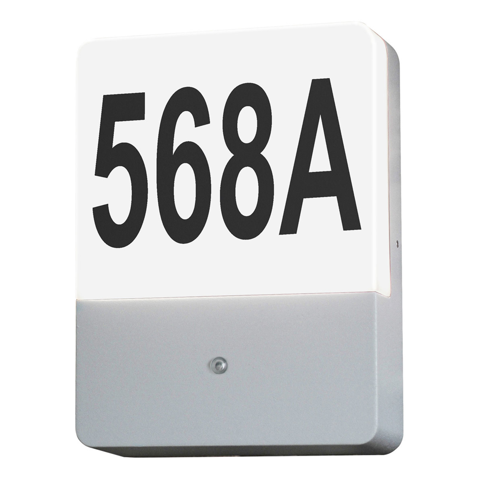 Ledino Spandau DS house number light, twilight sensor, die-cast aluminium, polycarbonate, 10.5 W, energy efficiency: A+, W: 16 cm, H: 21 cm