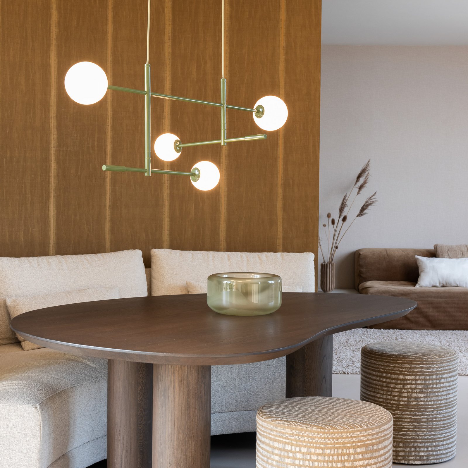 IT'S ABOUT ROMI Copenhagen hanging light, green, glass, rotatable