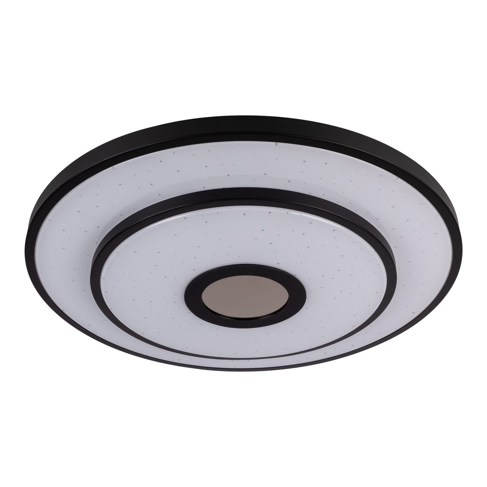 Genua LED ceiling lamp, black, iron, CCT, remote control Genua LED ceiling lamp, black, iron, CCT, remote control