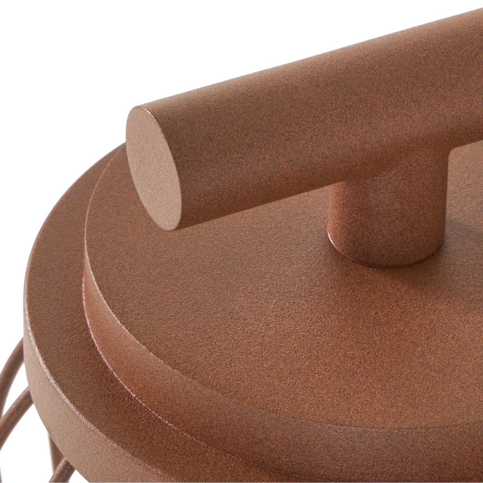 Lucande Venkovní nástěnné svítidlo Chandan, rez, senzor, IP44, E27 Lucande Venkovní nástěnné svítidlo Chandan, rez, senzor, IP44, E27