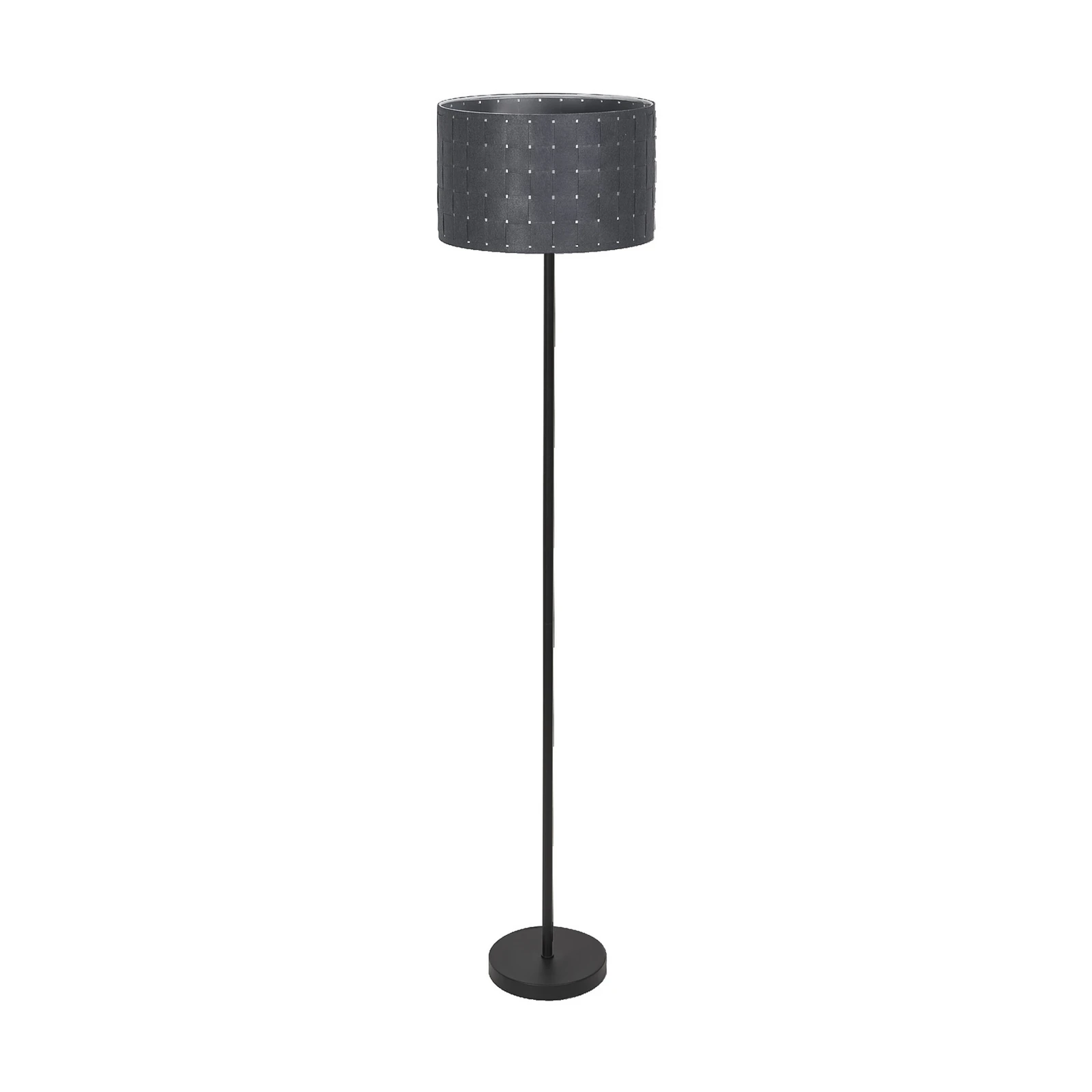 Candeeiro de pé OSRAM Decor Felt Weaving Cans, cinzento, 1 lâmpada, E27