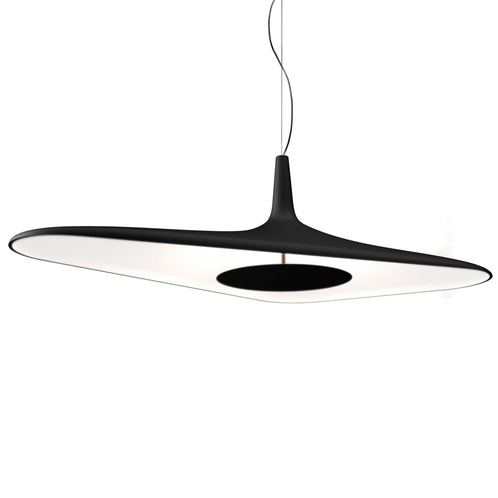Luceplan Soleil Noir - LED-Pendelleuchte, schwarz