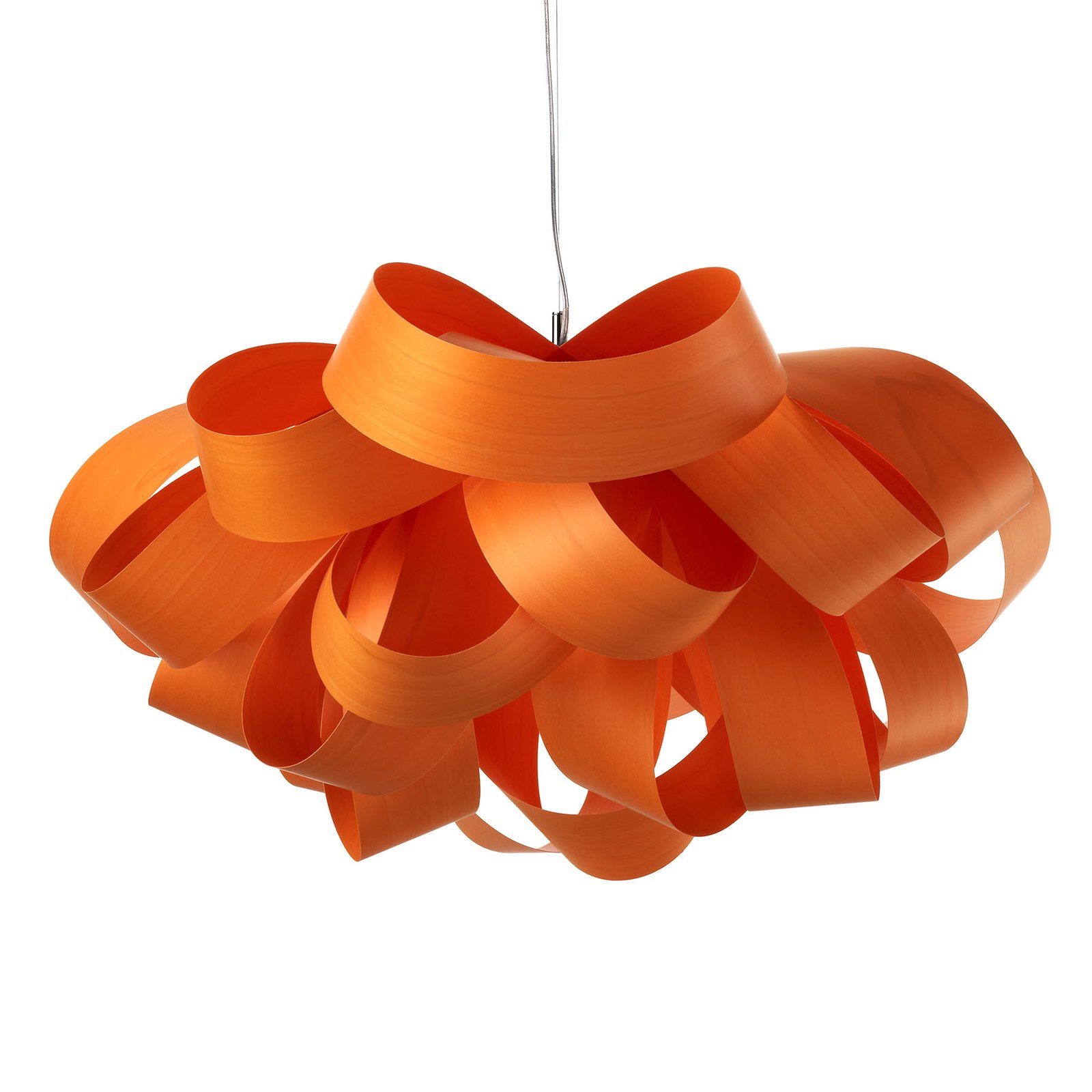 LZF Agatha Small lámpara colgante, 78x76cm naranja