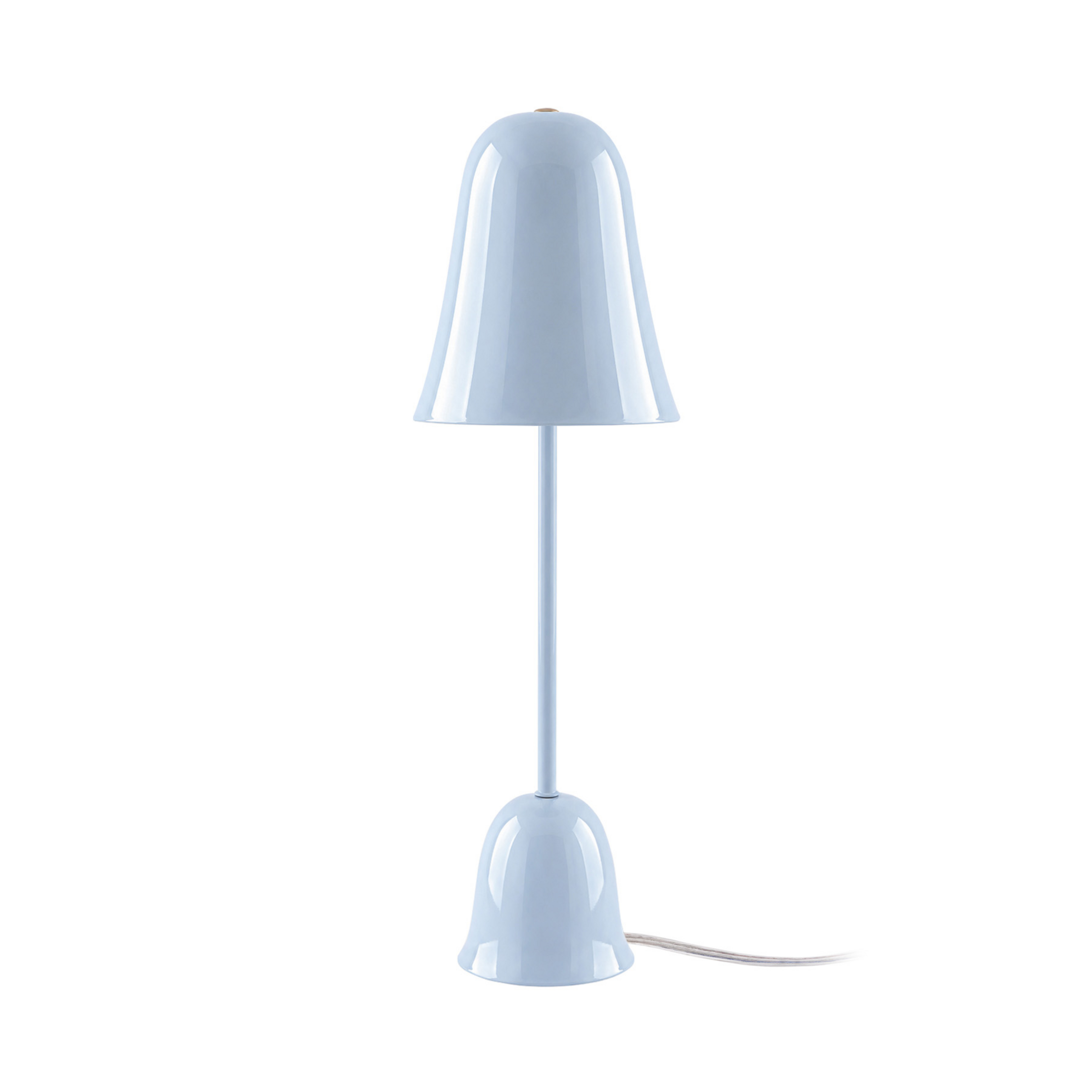 Stolová lampa Blåklockan, svetlo modrá, výška 56 cm – Globen Lighting