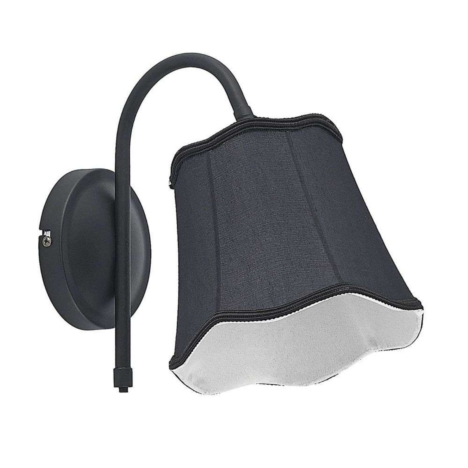 BintaWall Lamp Silver Black - Lucande