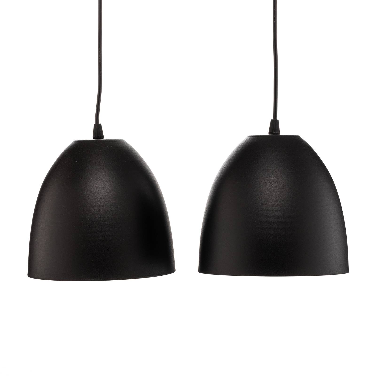 Lampa wisząca Lenox, 2-punktowa, czarna/złota