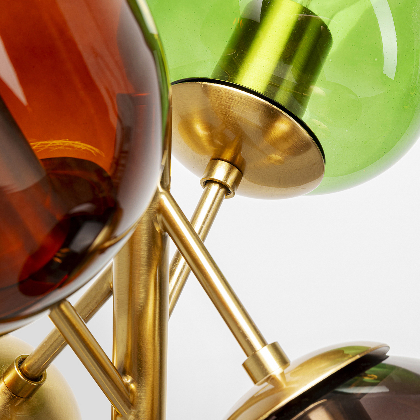 Lampe sur pied KARE Balloon Dance, multicolore, verre, 160 cm, E27