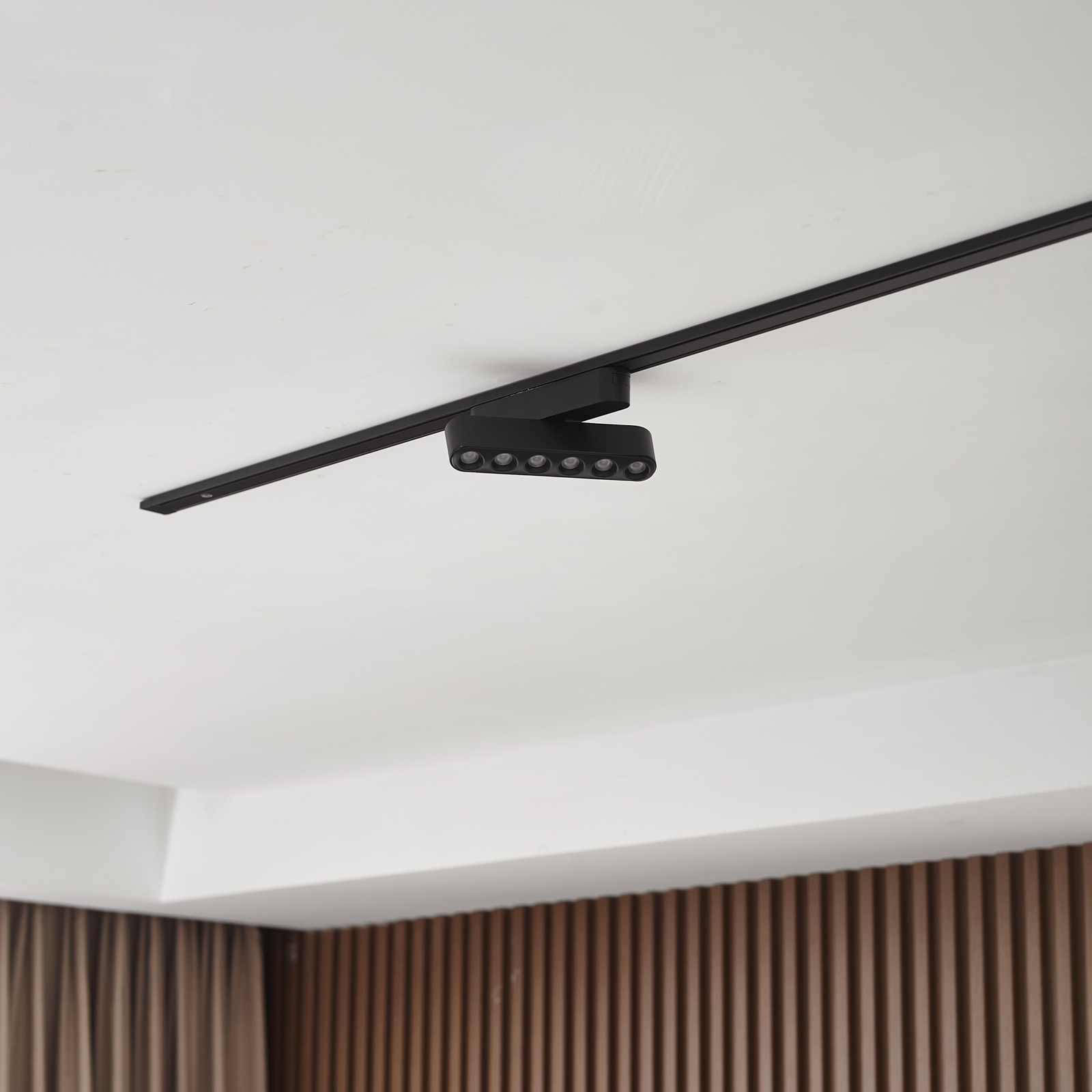 Lindby LED-Leiste 48 V Lumaro, schwarz, 6 Points, drehbar