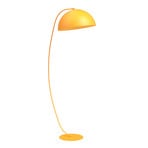 Lampadaire Arcos, orange, hauteur 150 cm, métal