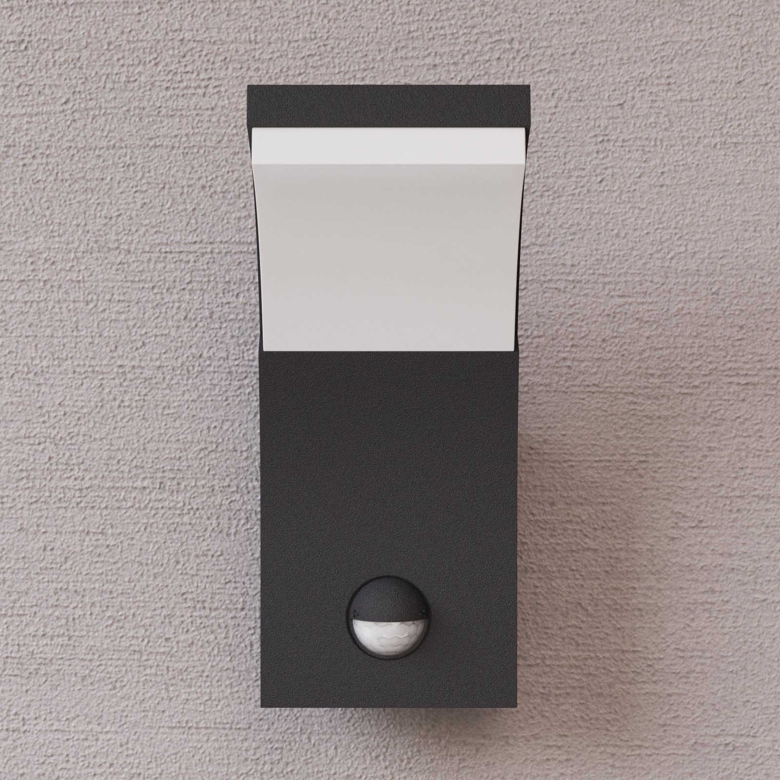 Timm Outdoor Wall Lamp IP54 w/Sensor Graphite - Lucande