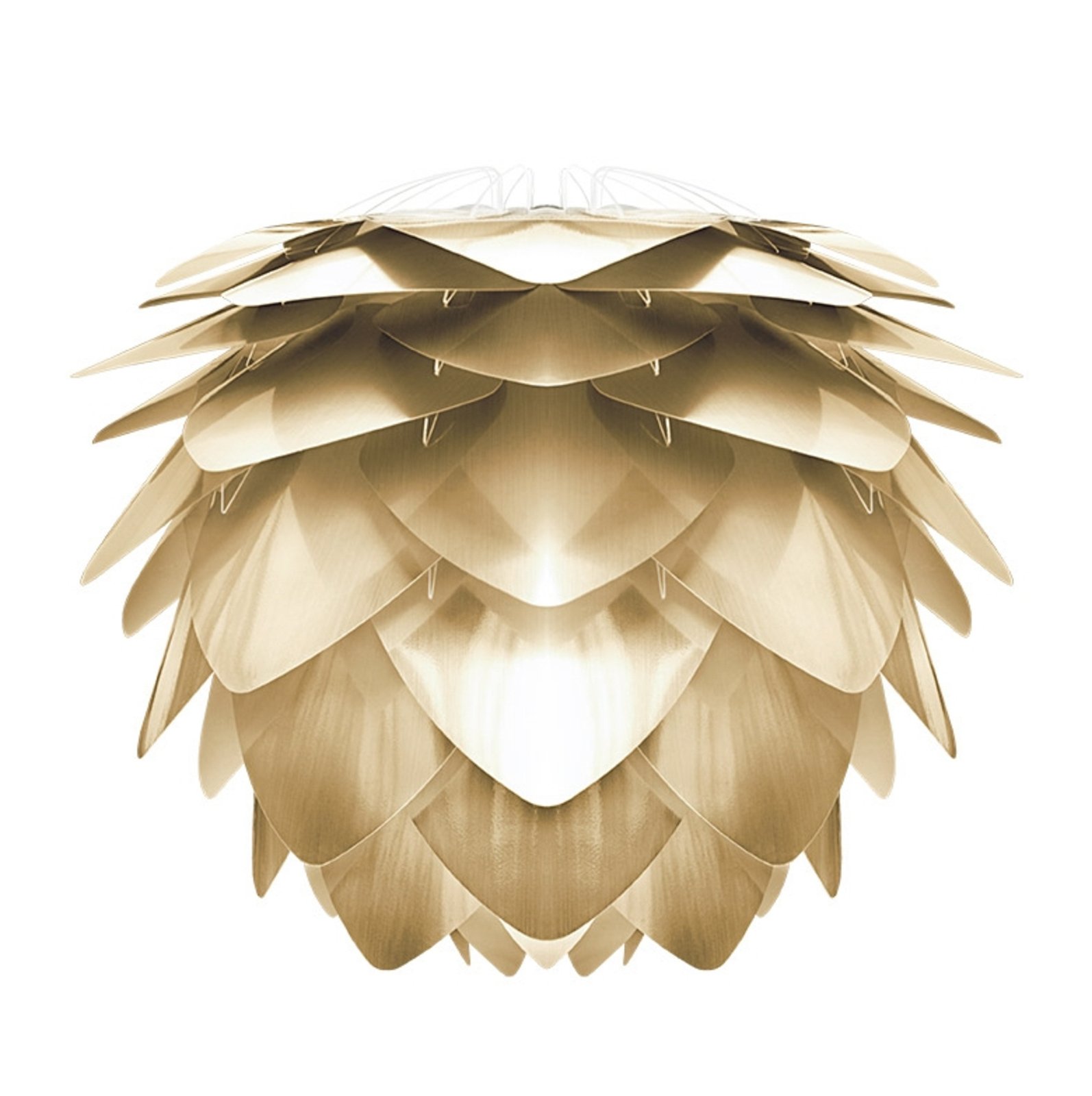 Silvia Abajur Brushed Brass - UMAGE