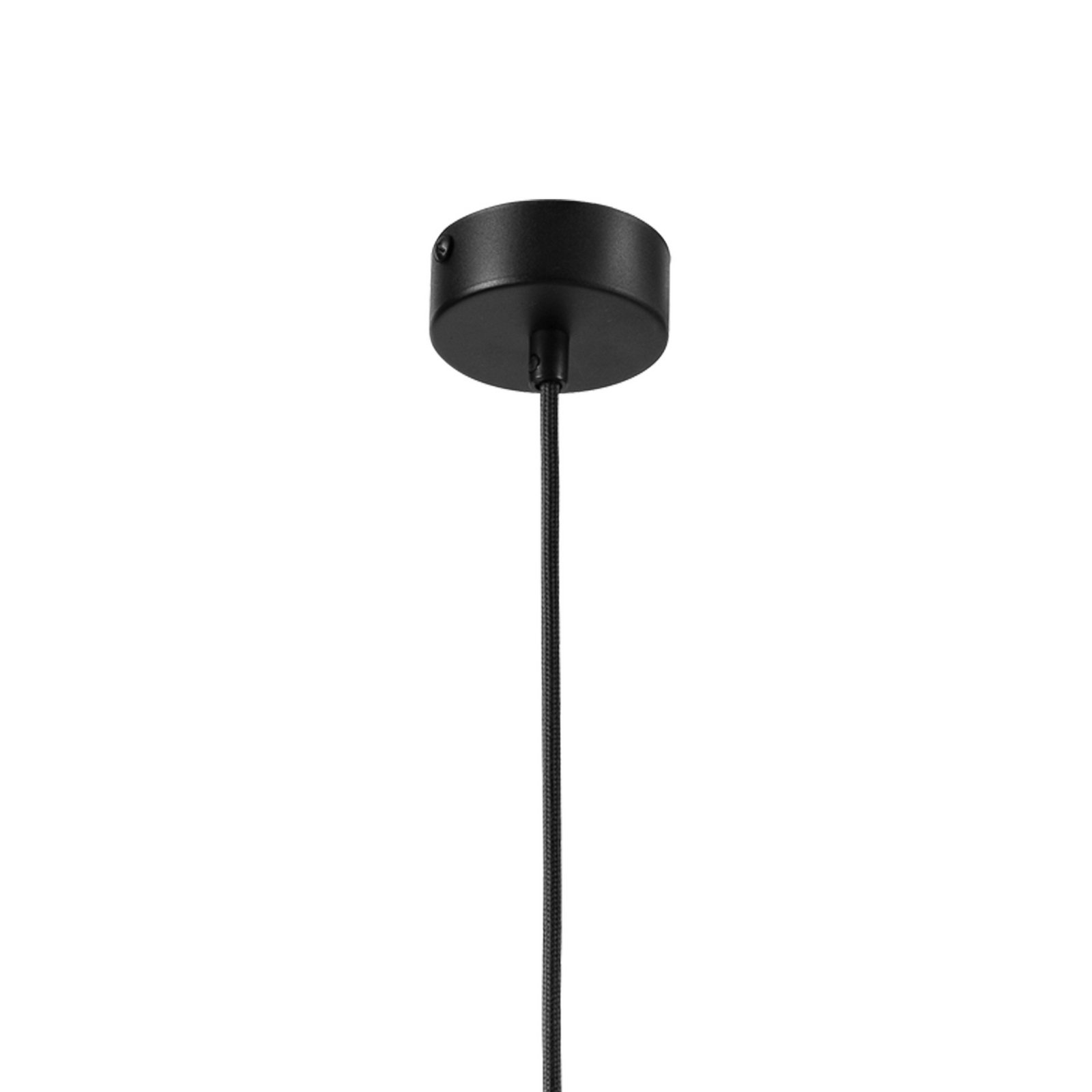 Hängeleuchte Markus, Opalglas/Eichenholz, Ø 9,5 cm, E27