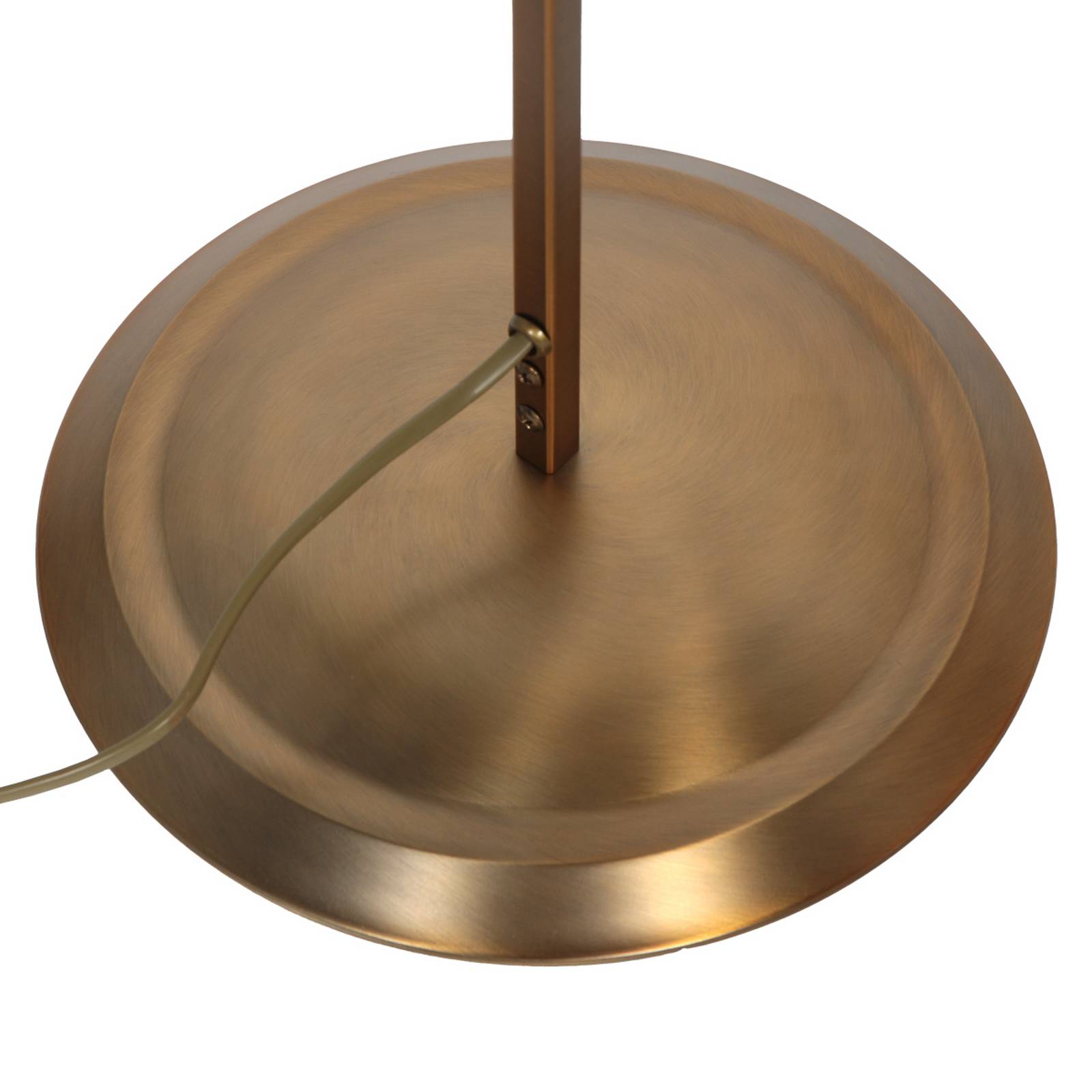  Steinhauer Stehleuchte Anthea, Bronze, Creme, Metall, Glas, E27 