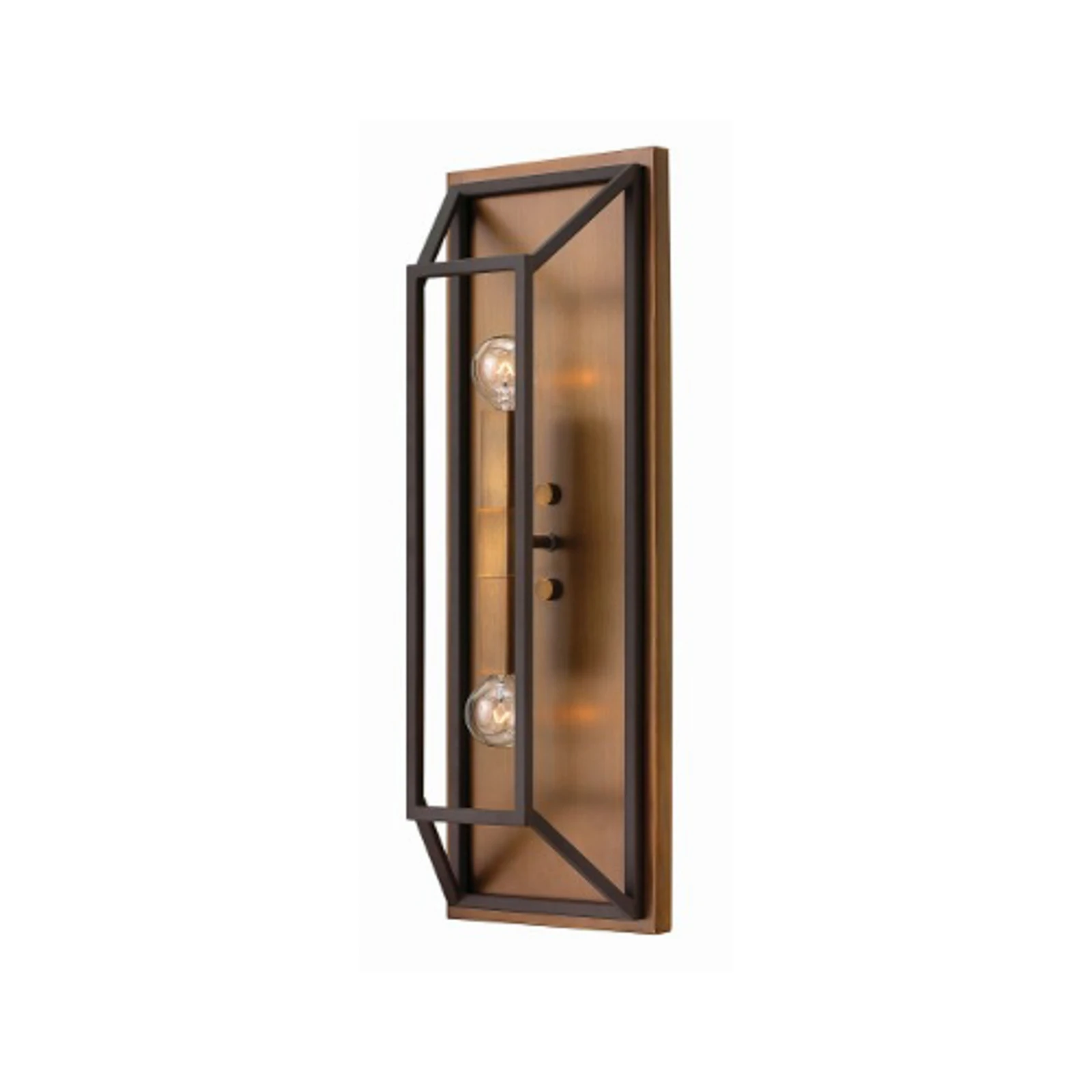 Applique Fulton, bronzo, 2 luci