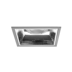 BRUMBERG Apollo Maxi fassettidega, nurgeline, 3500 K, hõbedane