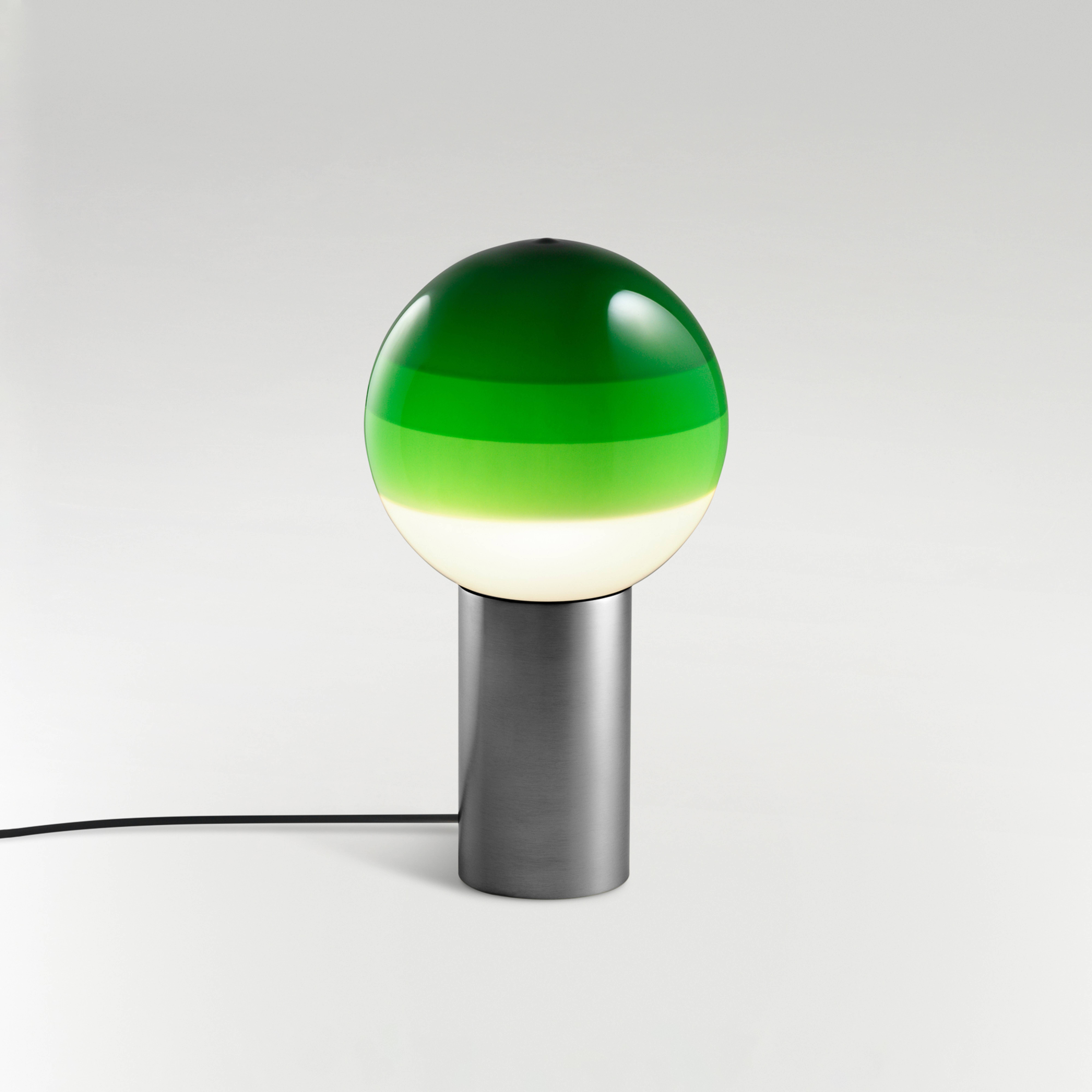 MARSET Dipping Light M lámpara mesa verde/grafito