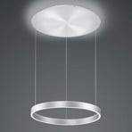 Delta LED hanging light, controllable, aluminium