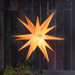 Sterntaler LED estrella IP44 18 puntas amarillo Ø 40 cm