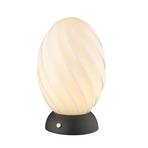 Twist Oval Stolna lampa Opal/Crna - Halo Design