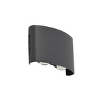 Ithan 2 LED All'aperto Applique da Parete Scuro Grigio - Lindby