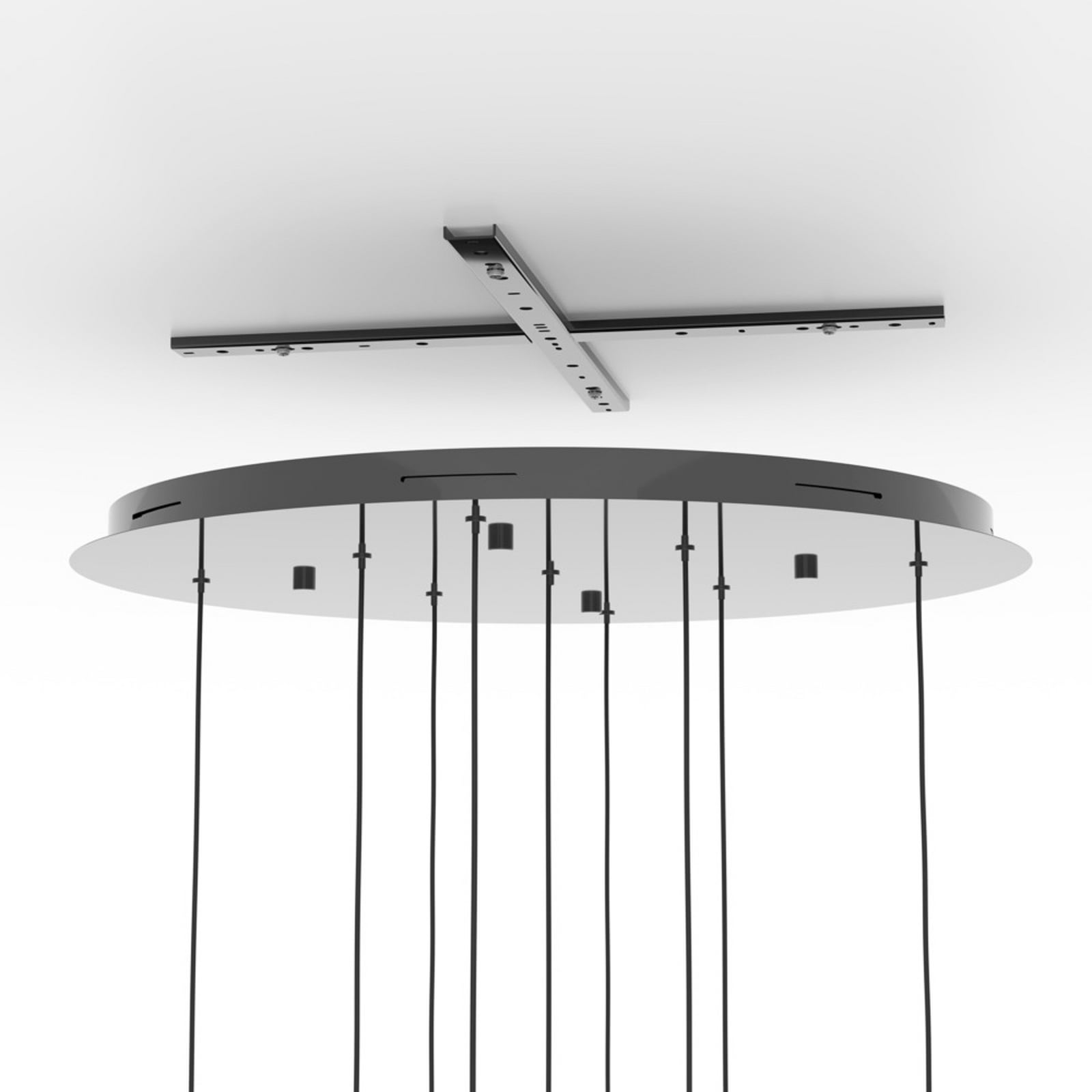 Stars of Light LED hanglamp ANORIAS zwart Ø 85 cm 9-lamps Stars of Light LED hanglamp ANORIAS zwart Ø 85 cm 9-lamps
