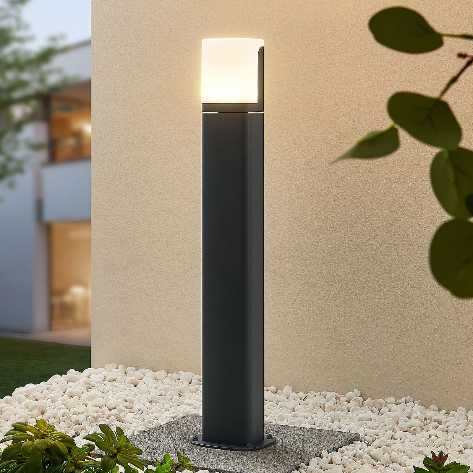 UDGÅET - Jasiah Havelampe Dark Grey Lindby - Moderne - Metal - Med én lyskilde