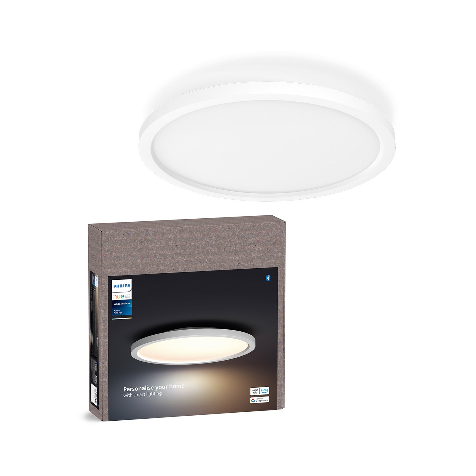 Philips Hue LED mennyezeti lámpa White Ambiance Aurelle, Ø 40 cm