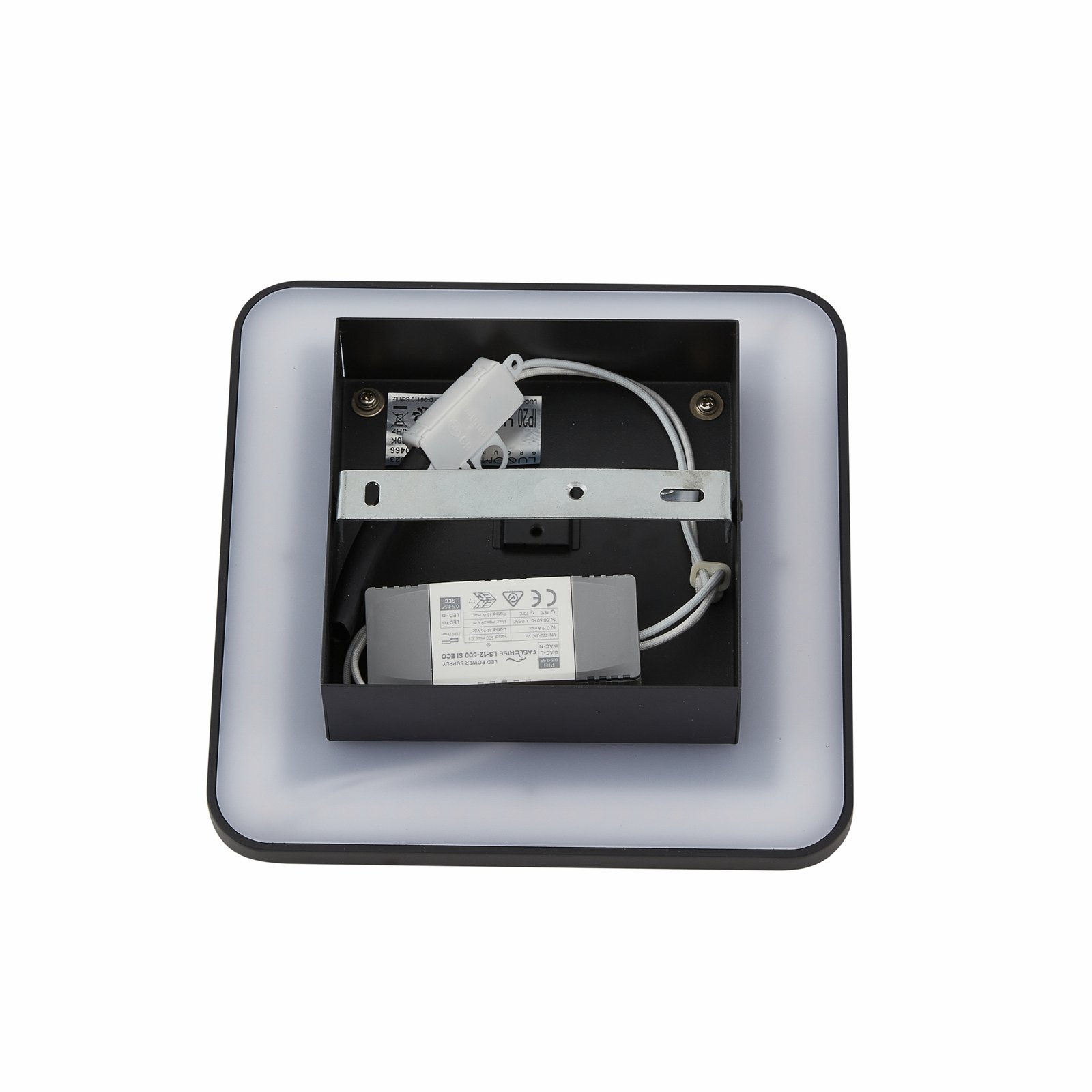 Elrik LED Seinävalaisin 22 cm Musta - Lucande