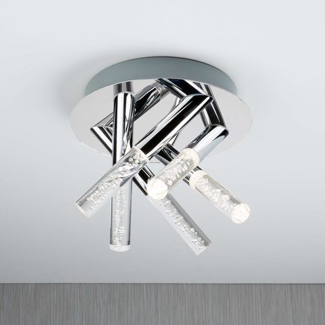 Plafonnier LED Flush Bubbles IP44 à 5 lampes