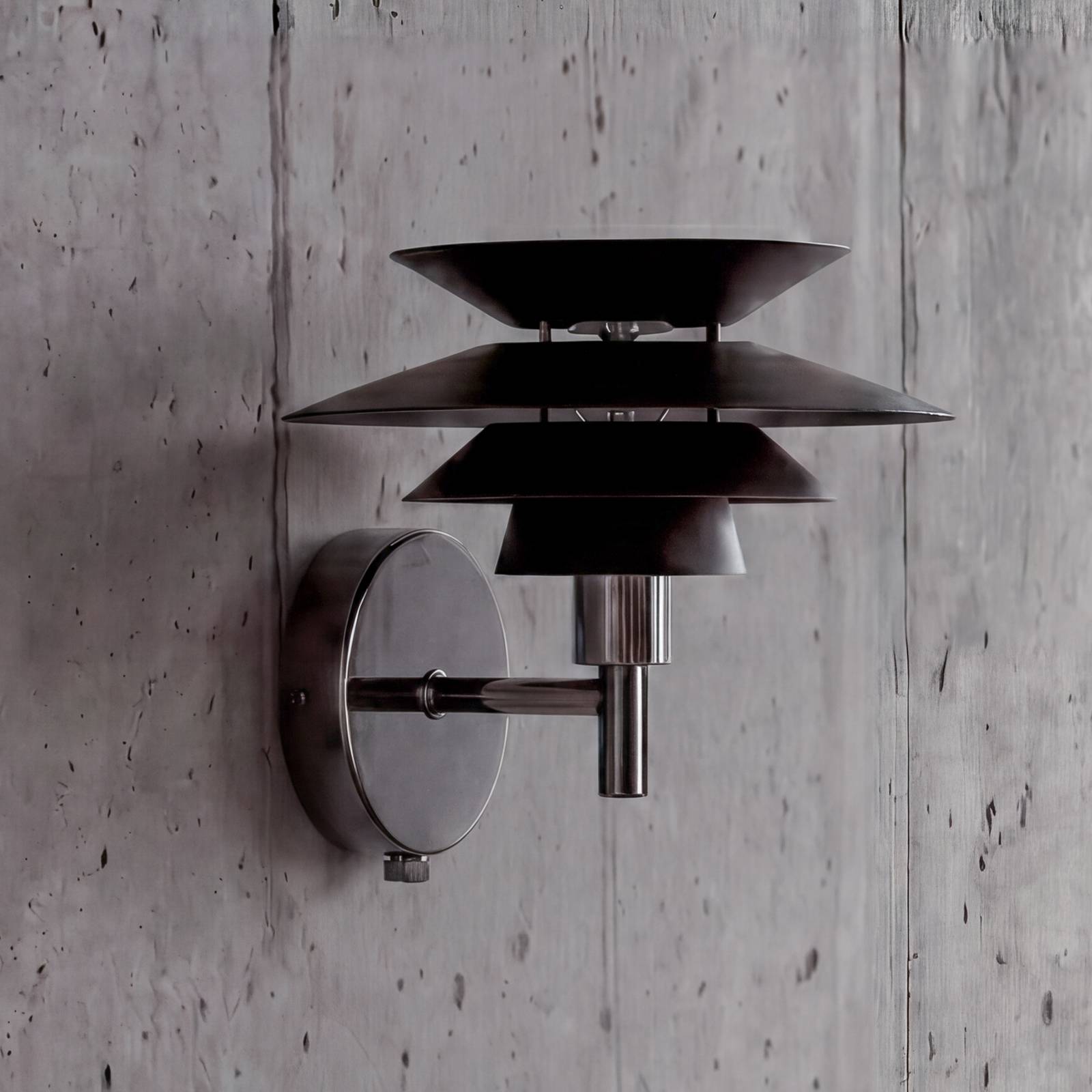 Lampa ścienna OSRAM Decor Element, czarny, Ø 20 cm, metalowy wyłącznik
